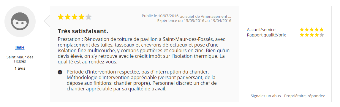 Avis de JWH 4