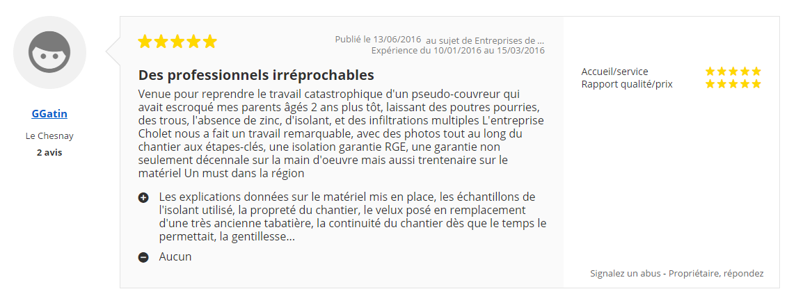 Avis de GGatin1